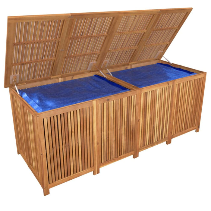 Garden Storage Box 200x80x75 Cm Solid Wood Acacia Tokibk