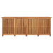 Garden Storage Box 200x80x75 Cm Solid Wood Acacia Tokibk