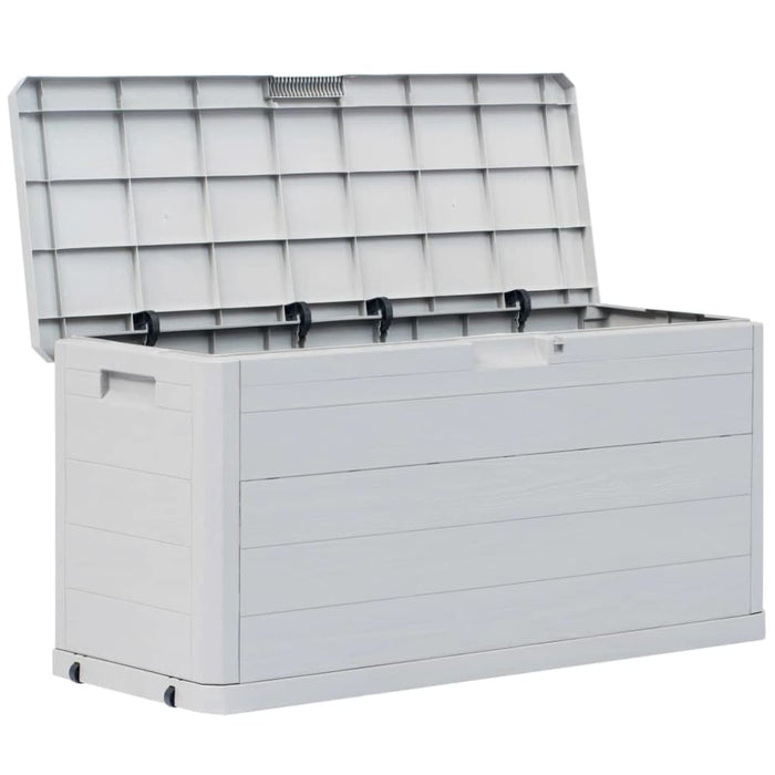 Garden Storage Box 280 l Light Grey Aplnl