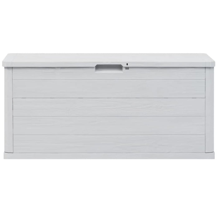 Garden Storage Box 280 l Light Grey Aplnl