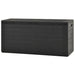 Garden Storage Box Anthracite 116x44x55 Cm Akaap