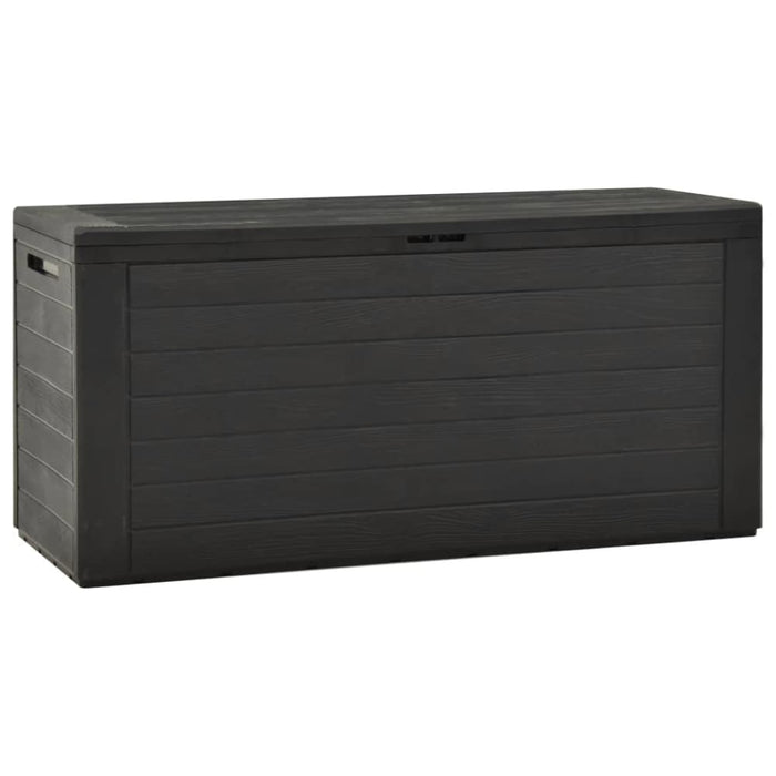 Garden Storage Box Anthracite 116x44x55 Cm Akaap