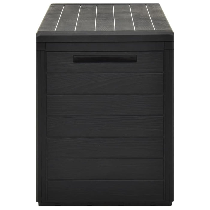 Garden Storage Box Anthracite 116x44x55 Cm Akaap