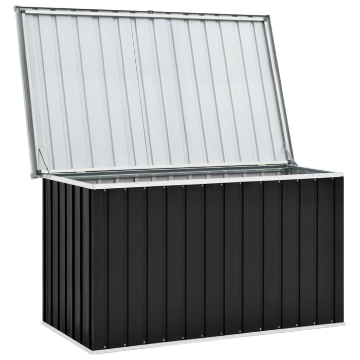 Garden Storage Box Anthracite 149x99x93 Cm Alxli