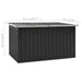 Garden Storage Box Anthracite 171x99x93 Cm Alxio