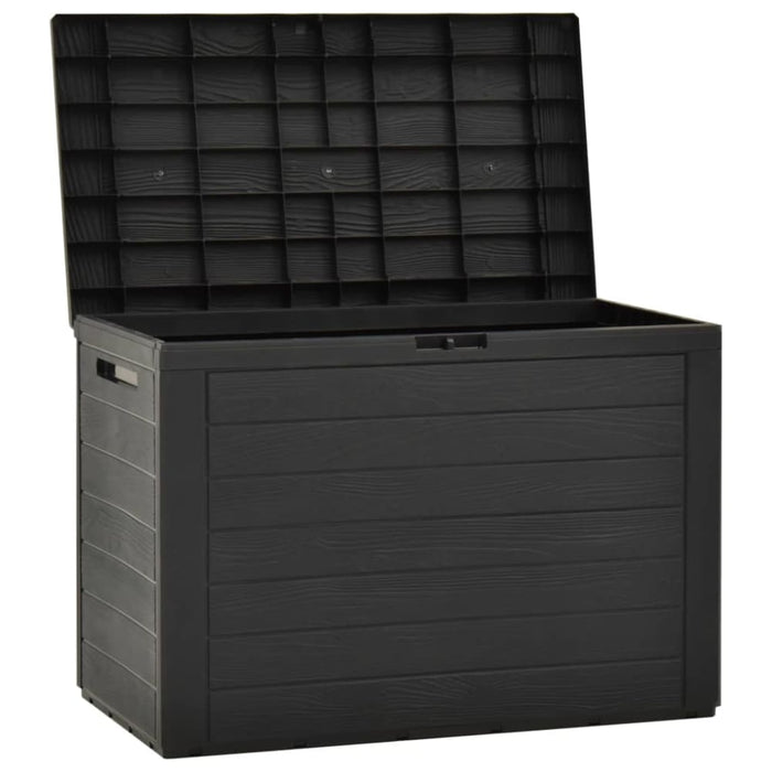 Garden Storage Box Anthracite 78x44x55 Cm Akaaa