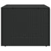 Garden Storage Box Black 291l Poly Rattan Tlpttl