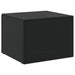 Garden Storage Box Black 291l Poly Rattan Tlpttl