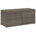 Garden Storage Box Grey 283l Poly Rattan Tlptoa