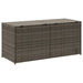 Garden Storage Box Grey 283l Poly Rattan Tlptoa