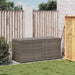 Garden Storage Box Grey 283l Poly Rattan Tlptoa