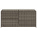 Garden Storage Box Grey 283l Poly Rattan Tlptoa