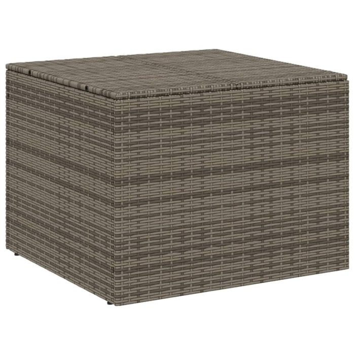 Garden Storage Box Grey 291l Poly Rattan Tlpttn