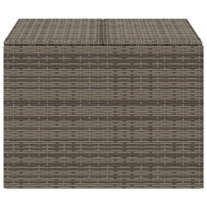 Garden Storage Box Grey 291l Poly Rattan Tlpttn