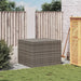 Garden Storage Box Grey 291l Poly Rattan Tlpttn