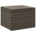 Garden Storage Box Grey 291l Poly Rattan Tlpttn