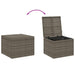 Garden Storage Box Grey 291l Poly Rattan Tlpttn