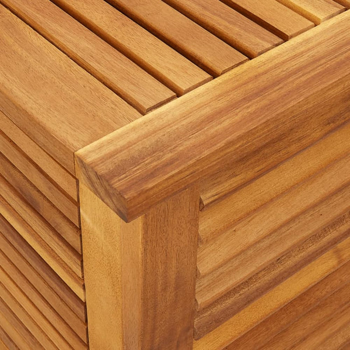 Garden Storage Box With Louver 90x50x56 Cm Solid Wood