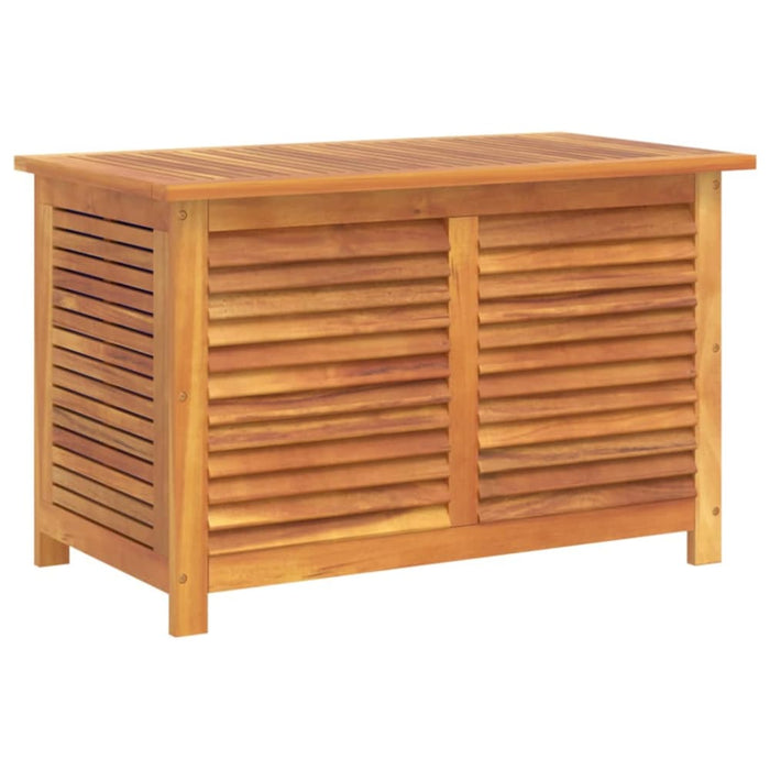 Garden Storage Box With Louver 90x50x56 Cm Solid Wood