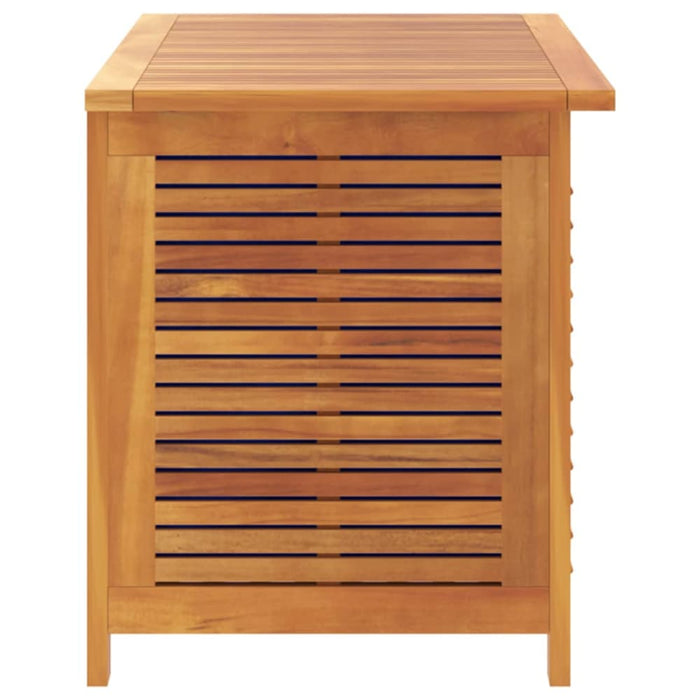 Garden Storage Box With Louver 90x50x56 Cm Solid Wood