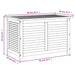 Garden Storage Box With Louver 90x50x56 Cm Solid Wood