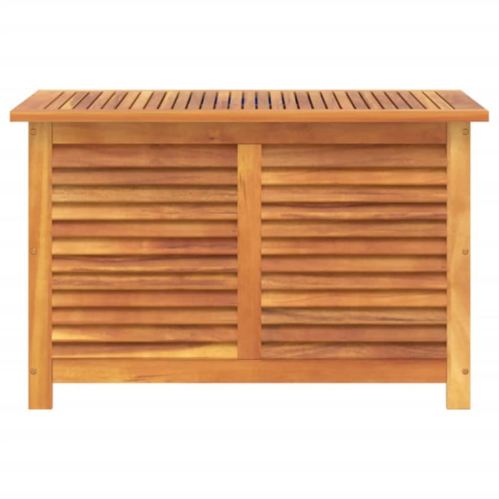 Garden Storage Box With Louver 90x50x56 Cm Solid Wood