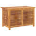 Garden Storage Box With Louver 90x50x56 Cm Solid Wood