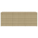 Garden Storage Box Mix Beige 984l Poly Rattan Tlpttp