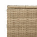 Garden Storage Box Mix Beige 984l Poly Rattan Tlpttp