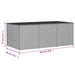 Garden Storage Box Mix Beige 984l Poly Rattan Tlpttp