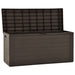 Garden Storage Box Brown 116x44x55 Cm Akaat