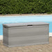 Garden Storage Box Grey 117x45x56 Cm Atibk