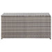 Garden Storage Box Poly Rattan 100x50x50 Cm Grey Alait