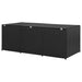 Garden Storage Box Poly Rattan 180x90x75 Cm Black Alaii