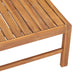 Garden Table 63x63x30 Cm Solid Teak Wood Tolobt