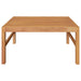 Garden Table 63x63x30 Cm Solid Teak Wood Tolobt