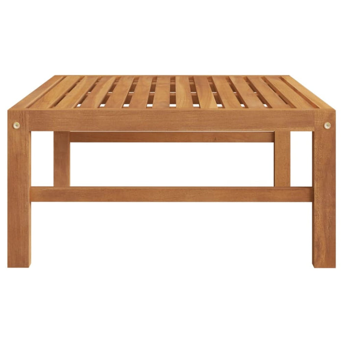 Garden Table 63x63x30 Cm Solid Teak Wood Tolobt