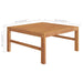 Garden Table 63x63x30 Cm Solid Teak Wood Tolobt