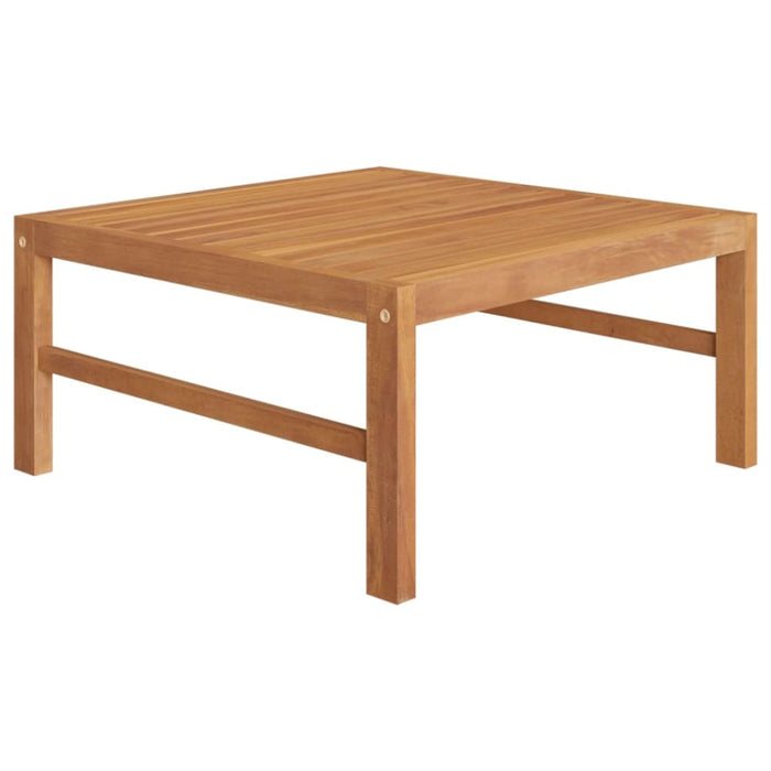 Garden Table 63x63x30 Cm Solid Teak Wood Tolobt