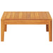 Garden Table 64x64x29 Cm Solid Acacia Wood Toltxx