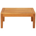 Garden Table 64x64x29 Cm Solid Acacia Wood Toltxx