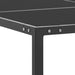 Garden Table Anthracite 130x130x72 Cm Steel And Glass Totbkt