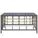 Garden Table Anthracite 70x70x34 Cm Poly Rattan Tlaott