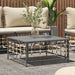 Garden Table Anthracite 70x70x34 Cm Poly Rattan Tlaott