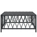 Garden Table Anthracite 70x70x34 Cm Woven Fabric Tlaoap