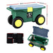 Garden Tool Storage Cart 3-in-1 Green