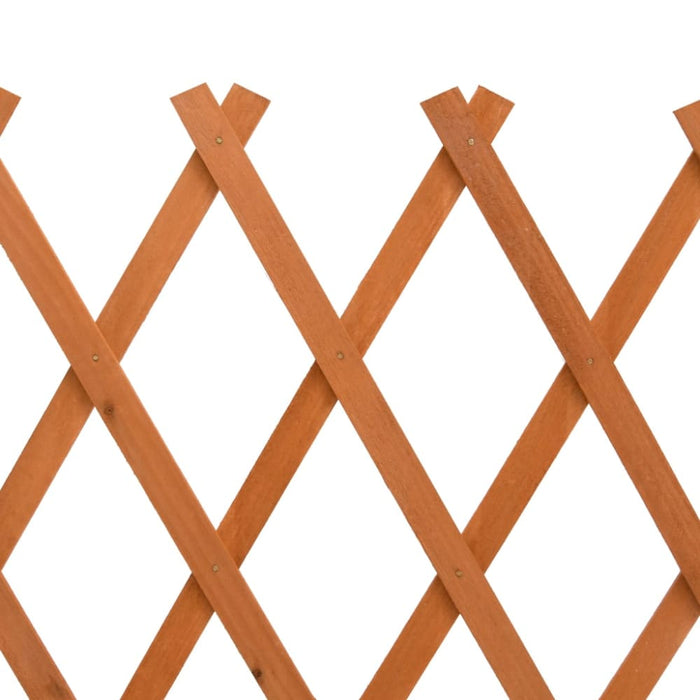 Garden Trellis Fence Orange 150x80 Cm Solid Firwood Toanxl