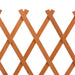 Garden Trellis Fence Orange 150x80 Cm Solid Firwood Toanxl