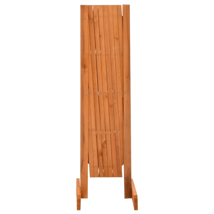 Garden Trellis Fence Orange 150x80 Cm Solid Firwood Toanxl