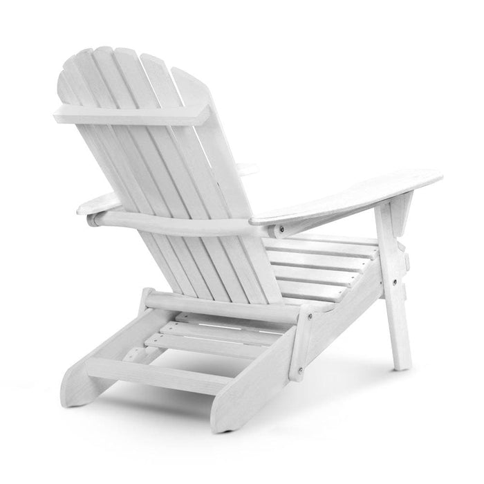 Gardeon 3 Piece Outdoor Adirondack Lounge Beach Chair Set